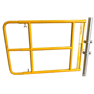 Yellow Ladder Access Scaffolding Tube Safety Gate