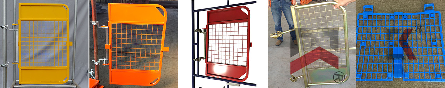 1.UK scaffolding swing safety access gate and safety guard for tube and fitting system